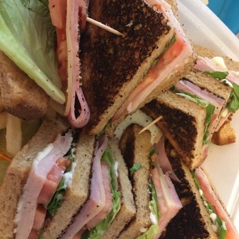 Anna Miller's - Clubhouse sandwich served with burnt toast! - Bakeries Near Me - Aiea, Hawaii
