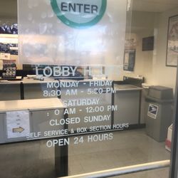 US Post Office - Hours