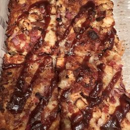 Square BBQ Chicken Pizza