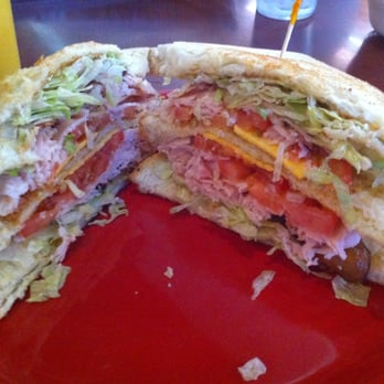1431 Cafe - Hill Country Club. With Mesquite-smoked turkey, bacon, American cheese, lettuce, tomato & mayo on toasted white bread - $7.89 - American Near Me - Cedar Park, Texas 1431 Cafe - Hill Country Club. With Mesquite-smoked turkey, bacon, American cheese, lettuce, tomato & mayo on toasted white bread - $7.89 - American Near Me - Cedar Park, Texas