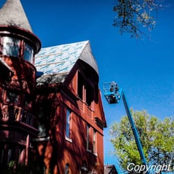 Ace Roofing - Re roofing the Original Govenor's Mansion in Helena Montana