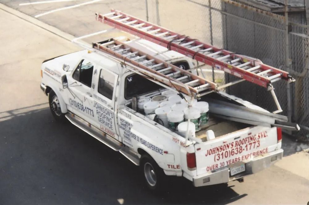 Slide of Johnson's Roofing Service