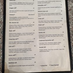 Pokerito - Sushi menu #2