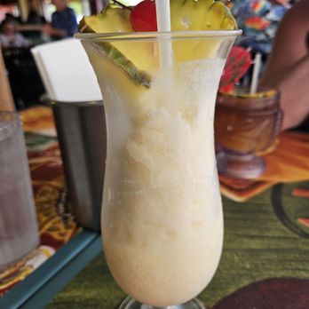Cheeseburger In Paradise - Virgin Pina Colada - Burgers Near Me - Honolulu, Hawaii