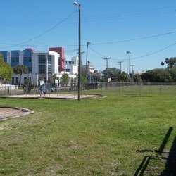 Hyde Park Softball Field - Side view of part of the field spaces