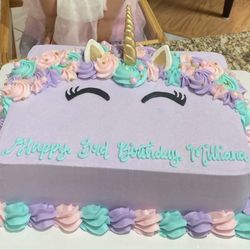 Small Cakes Cupcakery - Daughter's 3rd birthday cake!