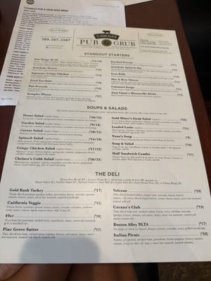 Menu photo 2 Cavana's Pub & Grub Sutter Creek, CA