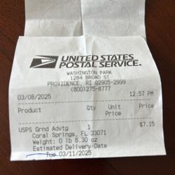 US Post Office - This was the least expensive way to ship herbal leaves and  ginger root