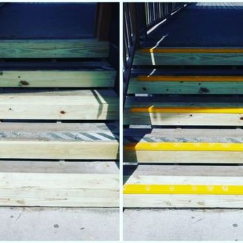 Right Hands Handyman Services - Stair tread and riser replacement with new stair nosings. - Handyman Near Me Right Hands Handyman Services - Stair tread and riser replacement with new stair nosings. - Handyman Near Me