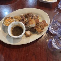 Half the lechón. (Sorry). Half the lechón. (Sorry).