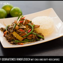HA TIEN - Scharf gebratenes Rindfleisch mit Chili und Duft-Reis [#135]
