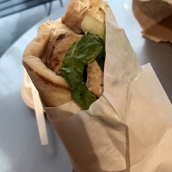 Ayola - New Montgomery - The humble chicken gyro, wrapped in a fluffy pita. - Greek Near Me - San Francisco, California Ayola - New Montgomery - The humble chicken gyro, wrapped in a fluffy pita. - Greek Near Me - San Francisco, California
