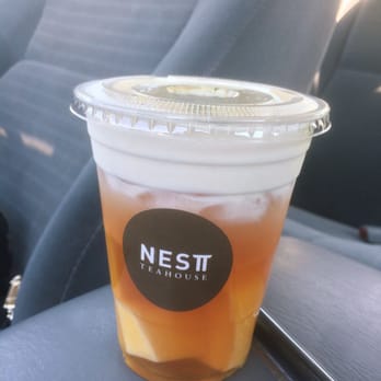 Nest Tea House - Sea salt green tea with pudding - Bubble Tea Near Me - Arcadia, California Nest Tea House - Sea salt green tea with pudding - Bubble Tea Near Me - Arcadia, California