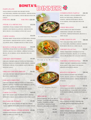 Menu photo 7 La Bonita Mexican Restaurant Austin, TX Menu photo 7 La Bonita Mexican Restaurant Austin, TX