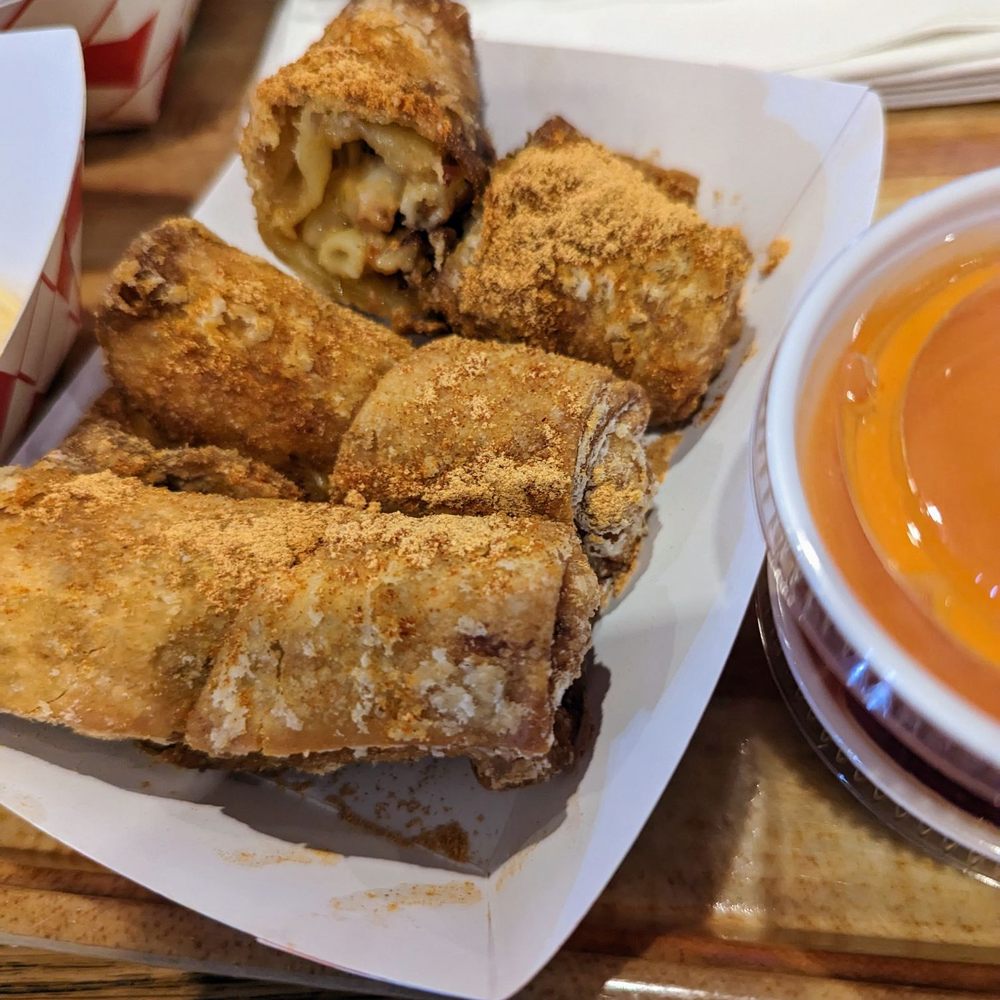 Smoked Out Cincy - Mac n Cheese Rolls - Barbeque Near Me - Cincinnati, Ohio Smoked Out Cincy - Mac n Cheese Rolls - Barbeque Near Me - Cincinnati, Ohio