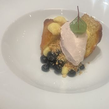Acre Restaurants - Maxine's lemon cake, preserved berries and lemon curd sweet cream - New American Near Me - Parkville, Missouri Acre Restaurants - Maxine's lemon cake, preserved berries and lemon curd sweet cream - New American Near Me - Parkville, Missouri
