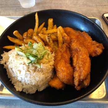 PONKO Chicken - Chicken plate with rice and fries - New American Near Me - Atlanta, Georgia PONKO Chicken - Chicken plate with rice and fries - New American Near Me - Atlanta, Georgia