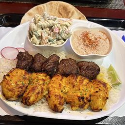 Beef Kebab Plate