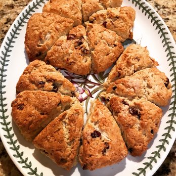 Green Acre Farms - Scones I baked as I was so inspired by the peach picking experience at Green Acre Farms - Fruits & Veggies Near Me - Rochester, New York