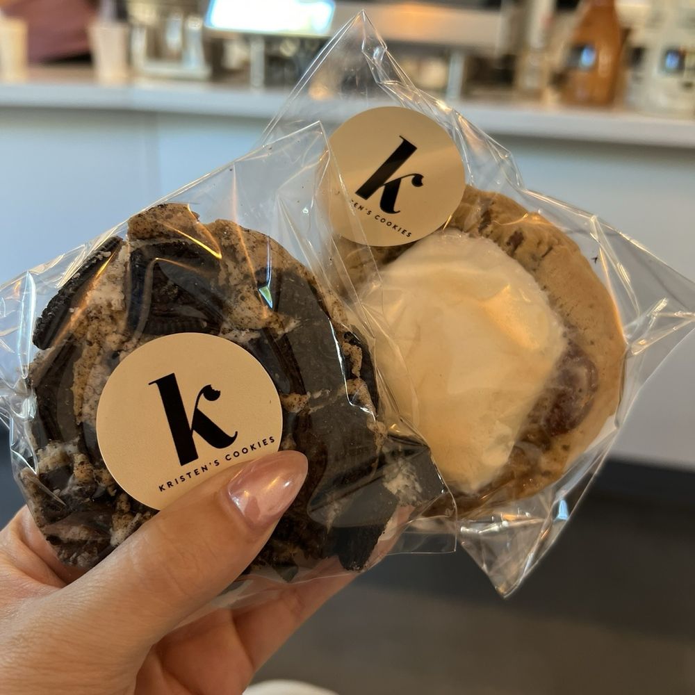 Kristen's Cookies sold here Kristen's Cookies sold here