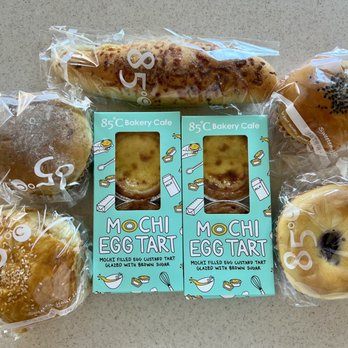 85°C Bakery Cafe-San Jose - Mixed variety pastries - Coffee & Tea Near Me - San Jose, California 85°C Bakery Cafe-San Jose - Mixed variety pastries - Coffee & Tea Near Me - San Jose, California