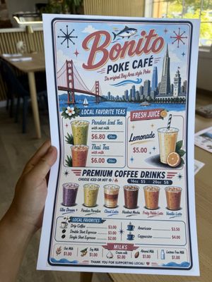 Menu photo 1 Bonito Poke Cafe American Canyon, CA