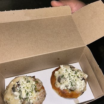 4 Corners Pizza - Truffle Mushroom Pizza Cupcake - Pizza Near Me - Newton, Massachusetts