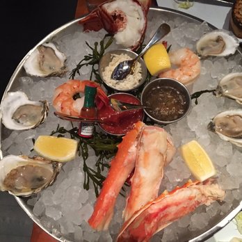 Cindy's Rooftop - shellfish platter: 1/2 portion - New American Near Me - Chicago, Illinois