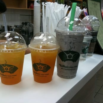 Ten Ren Tea & Ginseng - Two regular peach green tea 2.50 each and large sesame milk shake $4 - Coffee & Tea Near Me - Flushing, New York Ten Ren Tea & Ginseng - Two regular peach green tea 2.50 each and large sesame milk shake $4 - Coffee & Tea Near Me - Flushing, New York