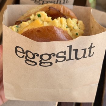 Eggslut - Bacon, Egg & Cheese - New American Near Me - Glendale, California Eggslut - Bacon, Egg & Cheese - New American Near Me - Glendale, California