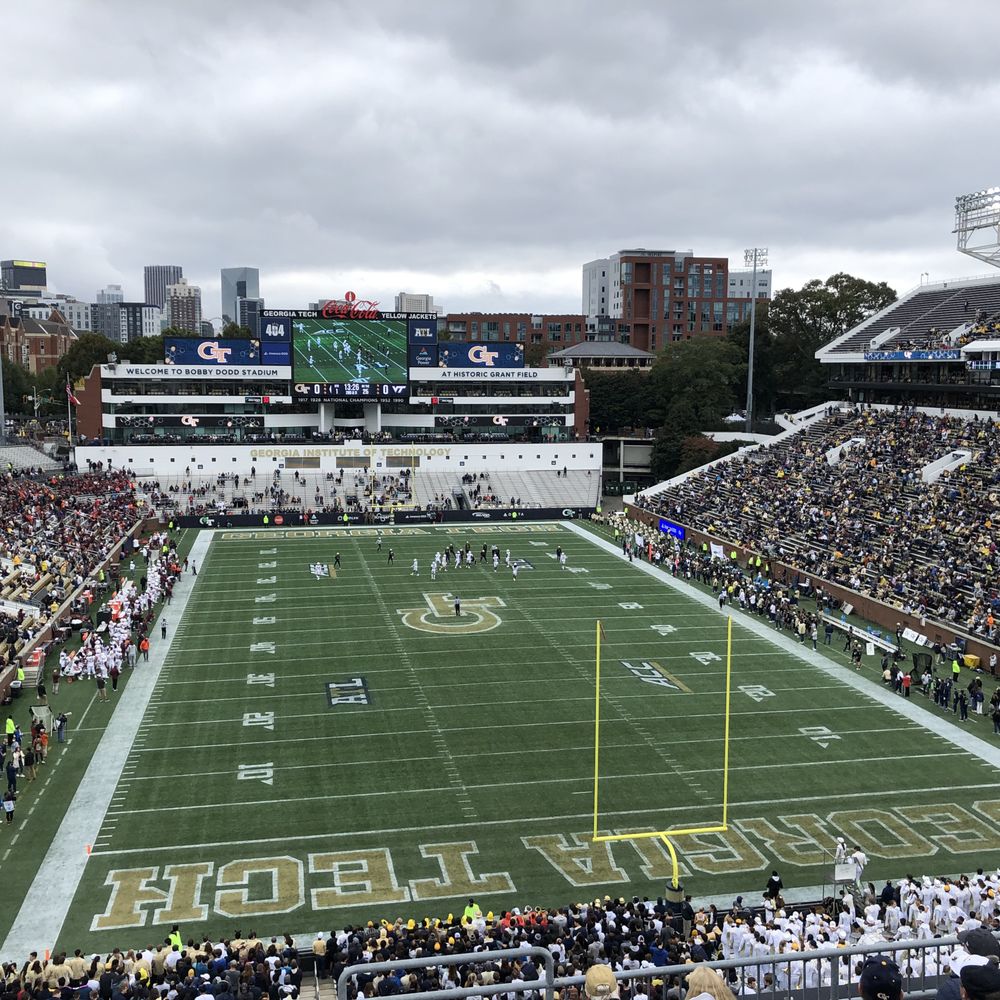 Bobby Dodd Stadium - View of the field. - Stadiums & Arenas Near Me - Atlanta, Georgia