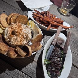 Smoked Trout Dip Flat Iron Steak Sweet Potatoes Fries Smoked Trout Dip Flat Iron Steak Sweet Potatoes Fries