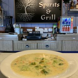 Nordic Spirits & Grill - Broccoli and Cheese Soup...