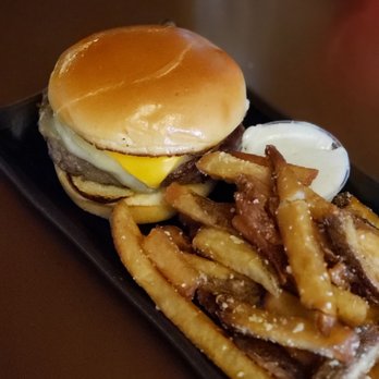 317 Burger - 317 Burger w/truffle fries; minus the bacon - Burgers Near Me - Indianapolis, Indiana