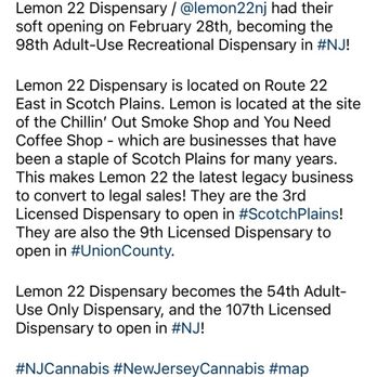 Lemon 22 Dispensary - Head Shops Near Me - Scotch Plains, New Jersey