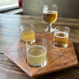 Cider flight Cider flight