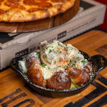 Hoboken Pie - Cheesy Garlic Knots - Pizza Near Me - Austin, Texas Hoboken Pie - Cheesy Garlic Knots - Pizza Near Me - Austin, Texas