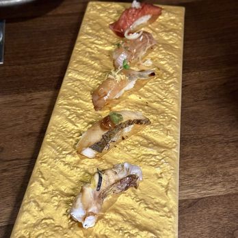 Hachi - Chef choice 5 nigiri - Japanese Near Me - Houston, Texas