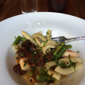 The Merchant - Al dente pasta with asparagus, shrimp & crunchy chorizo - New American Near Me - Boston, Massachusetts The Merchant - Al dente pasta with asparagus, shrimp & crunchy chorizo - New American Near Me - Boston, Massachusetts