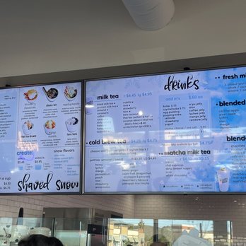 Monsta Snow Too - Menu - Bubble Tea Near Me - Menifee, California