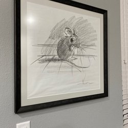 Art & Framing On the Park - An original artist sketch from the book "A Nest for Celeste".
