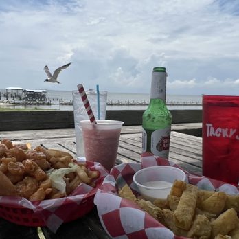 Tacky Jack's 2 - Firecracker Po-boy and fried green tomato fries - Bars Near Me - Gulf Shores, Alabama Tacky Jack's 2 - Firecracker Po-boy and fried green tomato fries - Bars Near Me - Gulf Shores, Alabama