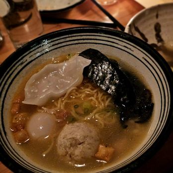 Shalom Japan - Matzah Ball Ramen. Overpriced and bland - Japanese Near Me - Brooklyn, New York