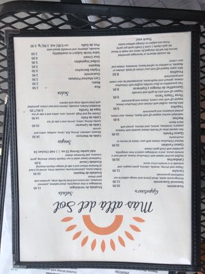 Menu photo 6 Mas Alla Del Sol Chicago, IL