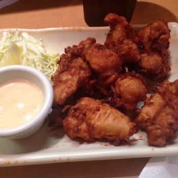 Ramen Misoya - Chicken nuggies (chicken karaage). I think beer battered and super tasty! - Ramen Near Me - Mount Prospect, Illinois Ramen Misoya - Chicken nuggies (chicken karaage). I think beer battered and super tasty! - Ramen Near Me - Mount Prospect, Illinois