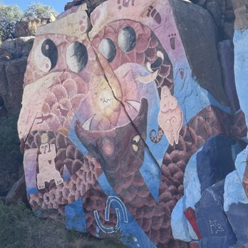 Roy Purcell's Murals - Mural up close. - Local Flavor Near Me - Chloride, Arizona