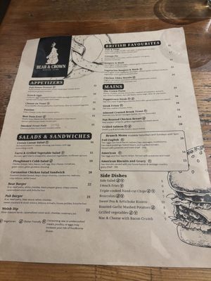 Menu photo 7 Bear & Crown Sacramento, CA