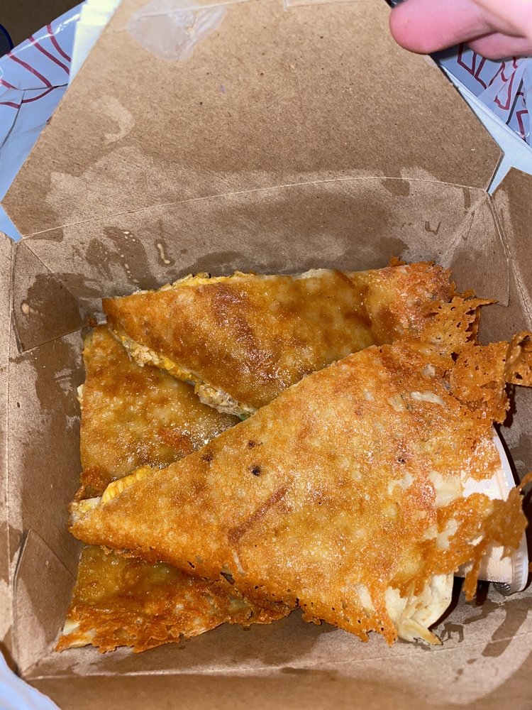 Food from PLOMO Quesadillas