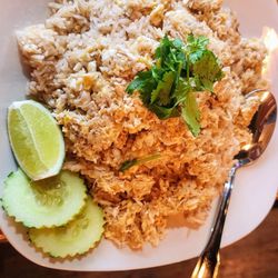 Ray’s Rice & Noodle Bar - Crab Fried Rice, requested no peas ($19.50, 5/3/25)