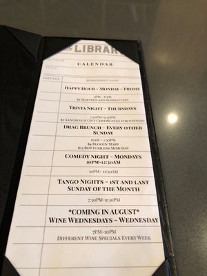 Menu photo 6 The Library New Orleans, LA Menu photo 6 The Library New Orleans, LA